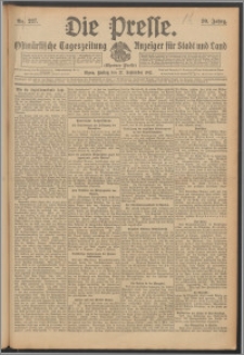 Die Presse 1912, Jg. 30, Nr. 227 Zweites Blatt, Drittes Blatt