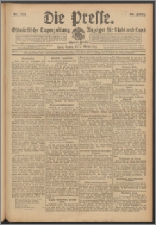 Die Presse 1912, Jg. 30, Nr. 235 Zweites Blatt, Drittes Blatt, Viertes Blatt, Fünftes Blatt