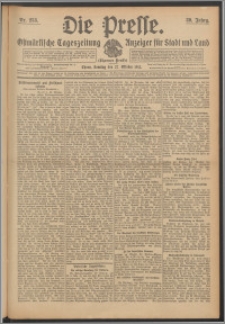 Die Presse 1912, Jg. 30, Nr. 253 Zweites Blatt, Drittes Blatt, Viertes Blatt, Fünftes Blatt