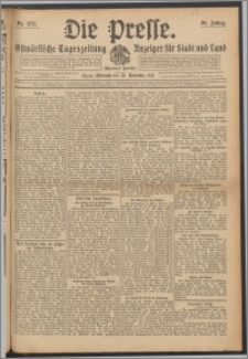 Die Presse 1912, Jg. 30, Nr. 273 Zweites Blatt, Drittes Blatt, Viertes Blatt