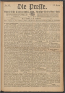 Die Presse 1912, Jg. 30, Nr. 297 Zweites Blatt, Drittes Blatt, Viertes Blatt