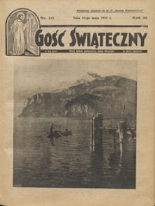 Gość Świąteczny 1935.05.19 R. XXXIX nr 20