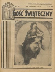 Gość Świąteczny 1935.08.11 R. XXXIX nr 32