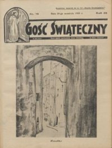 Gość Świąteczny 1935.09.29 R. XXXIX nr 39