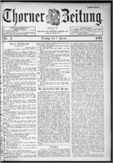 Thorner Zeitung 1894, Nr. 5 Zweites Blatt