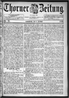 Thorner Zeitung 1894, Nr. 28