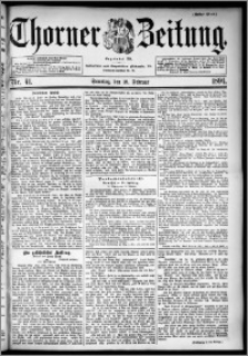 Thorner Zeitung 1894, Nr. 41 Erstes Blatt