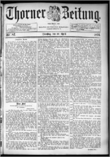 Thorner Zeitung 1894, Nr. 82