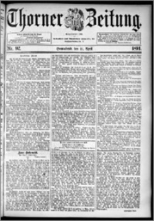 Thorner Zeitung 1894, Nr. 92