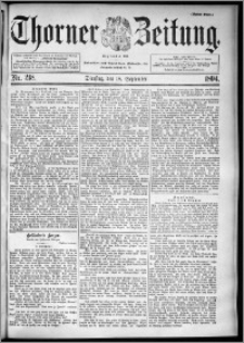 Thorner Zeitung 1894, Nr. 218 Erstes Blatt