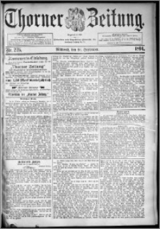 Thorner Zeitung 1894, Nr. 225