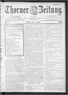 Thorner Zeitung 1895, Nr. 1 Zweites Blatt