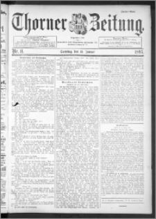 Thorner Zeitung 1895, Nr. 11 Zweites Blatt