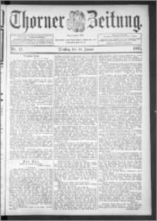 Thorner Zeitung 1895, Nr. 18