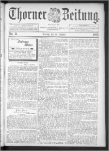 Thorner Zeitung 1895, Nr. 21