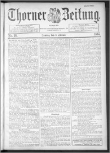 Thorner Zeitung 1895, Nr. 29 Zweites Blatt