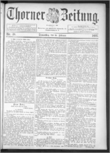 Thorner Zeitung 1895, Nr. 38