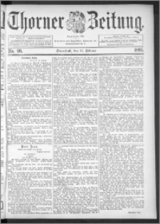 Thorner Zeitung 1895, Nr. 40