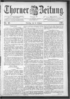 Thorner Zeitung 1895, Nr. 42