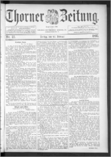 Thorner Zeitung 1895, Nr. 45