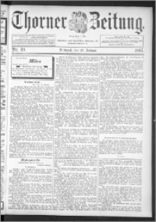 Thorner Zeitung 1895, Nr. 49