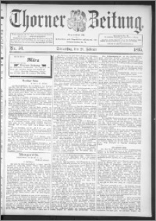 Thorner Zeitung 1895, Nr. 50