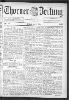 Thorner Zeitung 1895, Nr. 59 Erstes Blatt