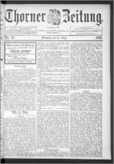 Thorner Zeitung 1895, Nr. 67