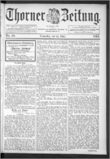 Thorner Zeitung 1895, Nr. 68