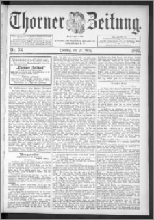 Thorner Zeitung 1895, Nr. 73