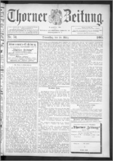 Thorner Zeitung 1895, Nr. 74