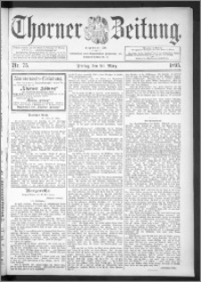 Thorner Zeitung 1895, Nr. 75