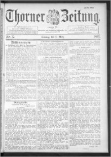 Thorner Zeitung 1895, Nr. 77 Zweites Blatt