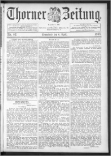 Thorner Zeitung 1895, Nr. 82