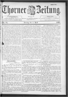 Thorner Zeitung 1895, Nr. 88 Zweites Blatt