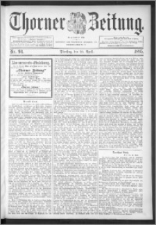 Thorner Zeitung 1895, Nr. 94