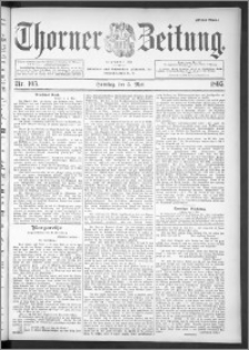 Thorner Zeitung 1895, Nr. 105 Erstes Blatt