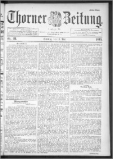 Thorner Zeitung 1895, Nr. 111 Erstes Blatt