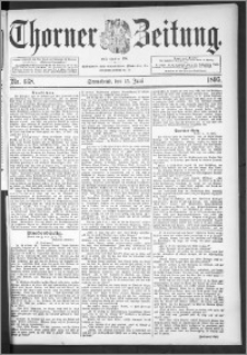 Thorner Zeitung 1895, Nr. 138