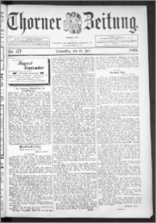 Thorner Zeitung 1895, Nr. 172