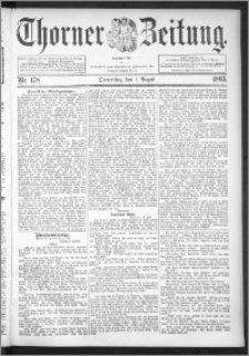 Thorner Zeitung 1895, Nr. 178