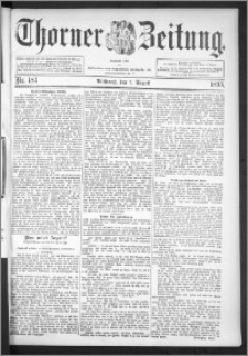 Thorner Zeitung 1895, Nr. 183