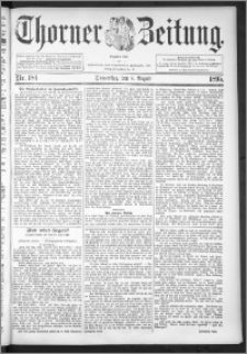 Thorner Zeitung 1895, Nr. 184