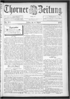 Thorner Zeitung 1895, Nr. 203