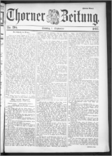 Thorner Zeitung 1895, Nr. 205 Zweites Blatt