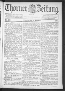 Thorner Zeitung 1895, Nr. 214