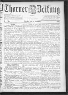 Thorner Zeitung 1895, Nr. 218