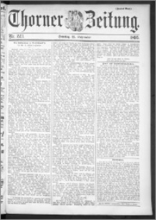 Thorner Zeitung 1895, Nr. 223 Zweites Blatt