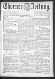 Thorner Zeitung 1895, Nr. 225