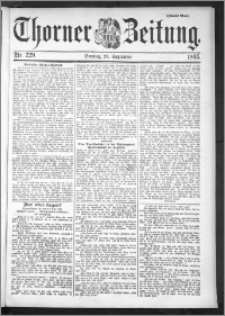 Thorner Zeitung 1895, Nr. 229 Zweites Blatt